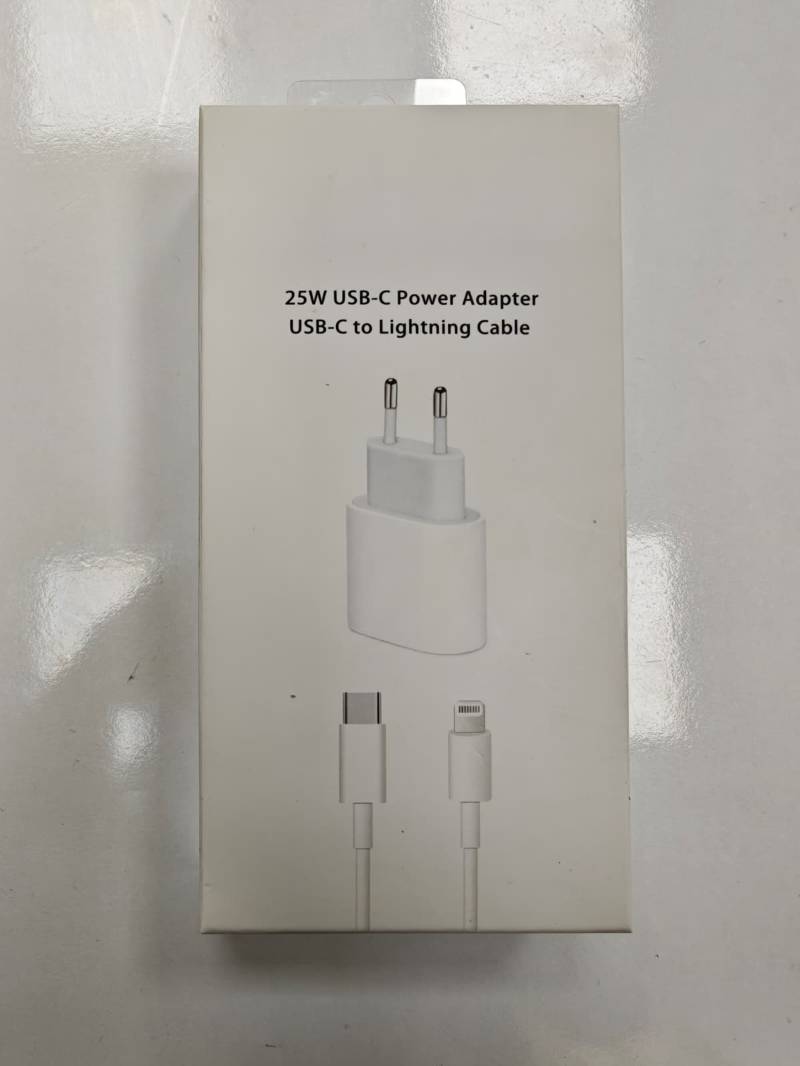25w usb-c power adapter usb-c to lightning cable